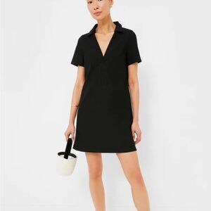 Tuckernuck Noir Ponte Wright Polo Dress